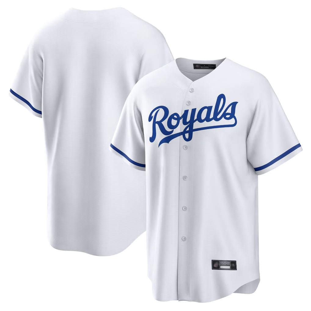 MATTH KC.Royals Player White Home Game Blank Player Stitched Jerseys