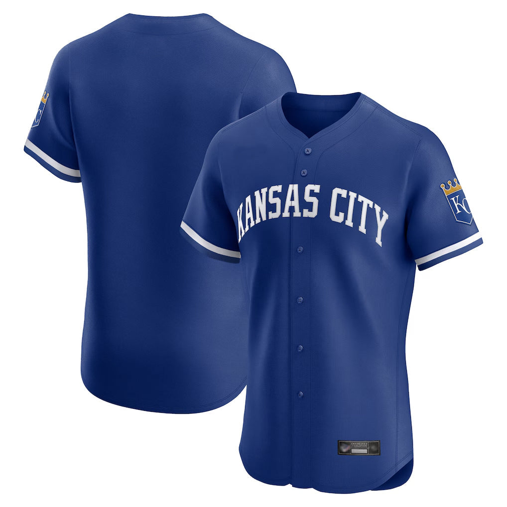 MATTH KC.Royals Royal Limited Elite Home Blank Player Stitched Jerseys