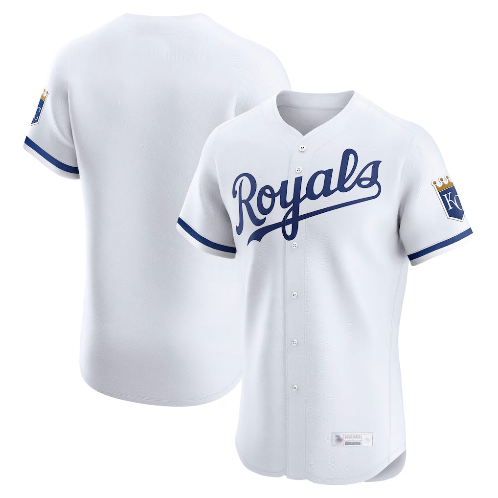 MATTH KC.Royals White Alt Limited Elite Home Blank Player Stitched Jerseys