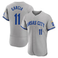 MATTH KC.Royals #11 Maikel Garcia Player Gray Limited Elite Home Game Stitched Jerseys