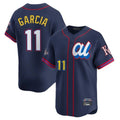 MATTH KC.Royals #11 Maikel Garcia Player Navy Limited American League All-Star Edition Stitched Jerseys