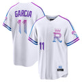 MATTH KC.Royals #11 Maikel Garcia Player White 2026 City Connect Limited Home Stitched Jerseys