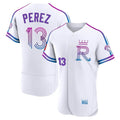 MATTH KC.Royals #13 Salvador Perez Player White 2026 City Connect Limited Elite Home Stitched Jerseys