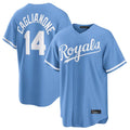 MATTH KC.Royals #14 Jac Caglianone Player Light Blue Home Game Stitched Jerseys