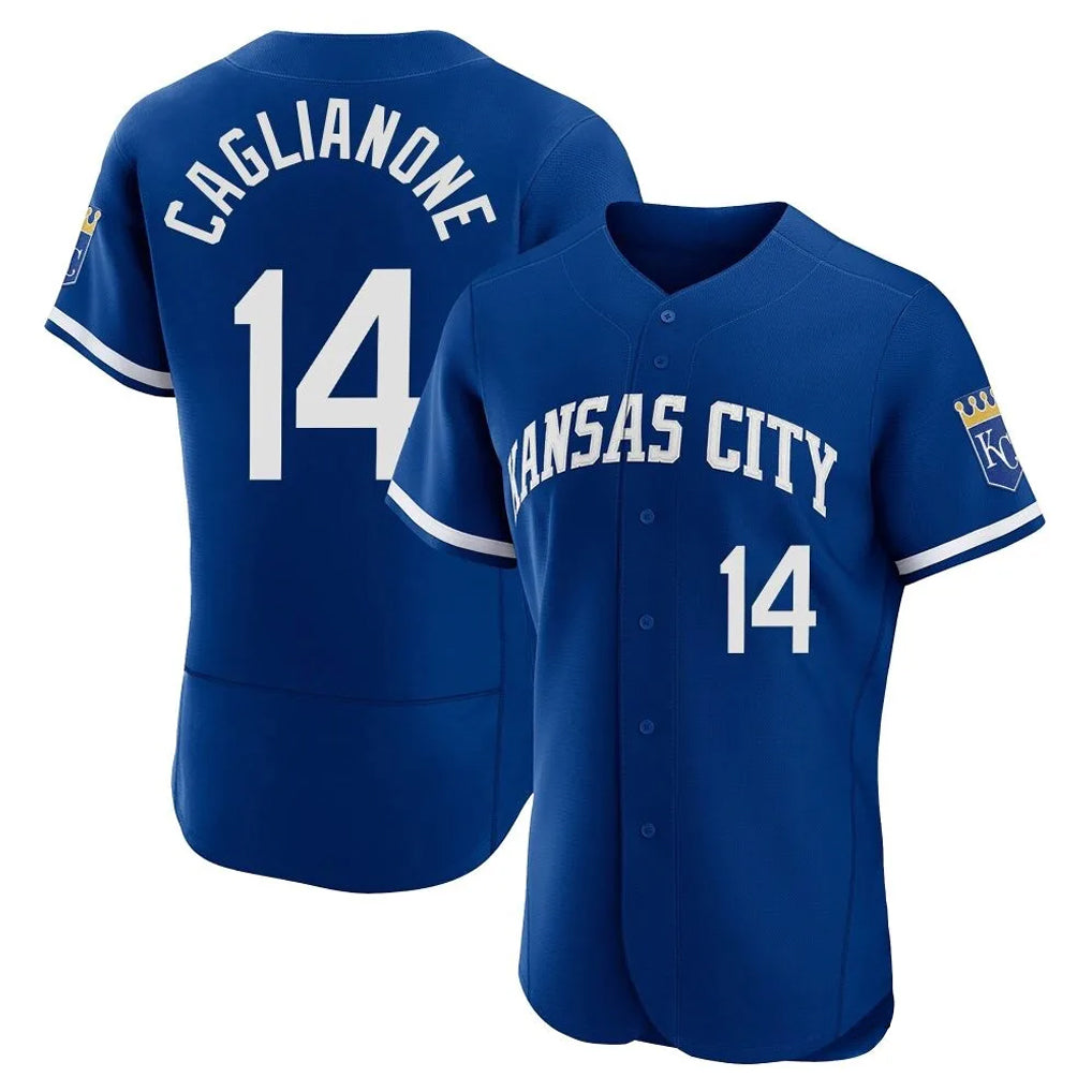 MATTH KC.Royals #14 Jac Caglianone Player Royal City Connect Limited Elite Home Game Stitched Jerseys