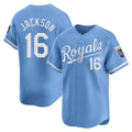 MATTH KC.Royals #16 Bo Jackson Player Light Blue Alt Limited Home Stitched Jerseys