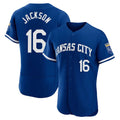 MATTH KC.Royals #16 Bo Jackson Player Royal City Connect Limited Elite Home Game Stitched Jerseys