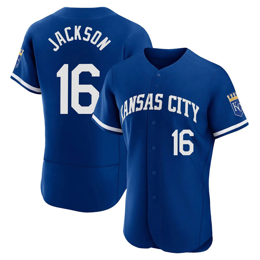 MATTH KC.Royals #16 Bo Jackson Player Royal City Connect Limited Elite Home Game Stitched Jerseys