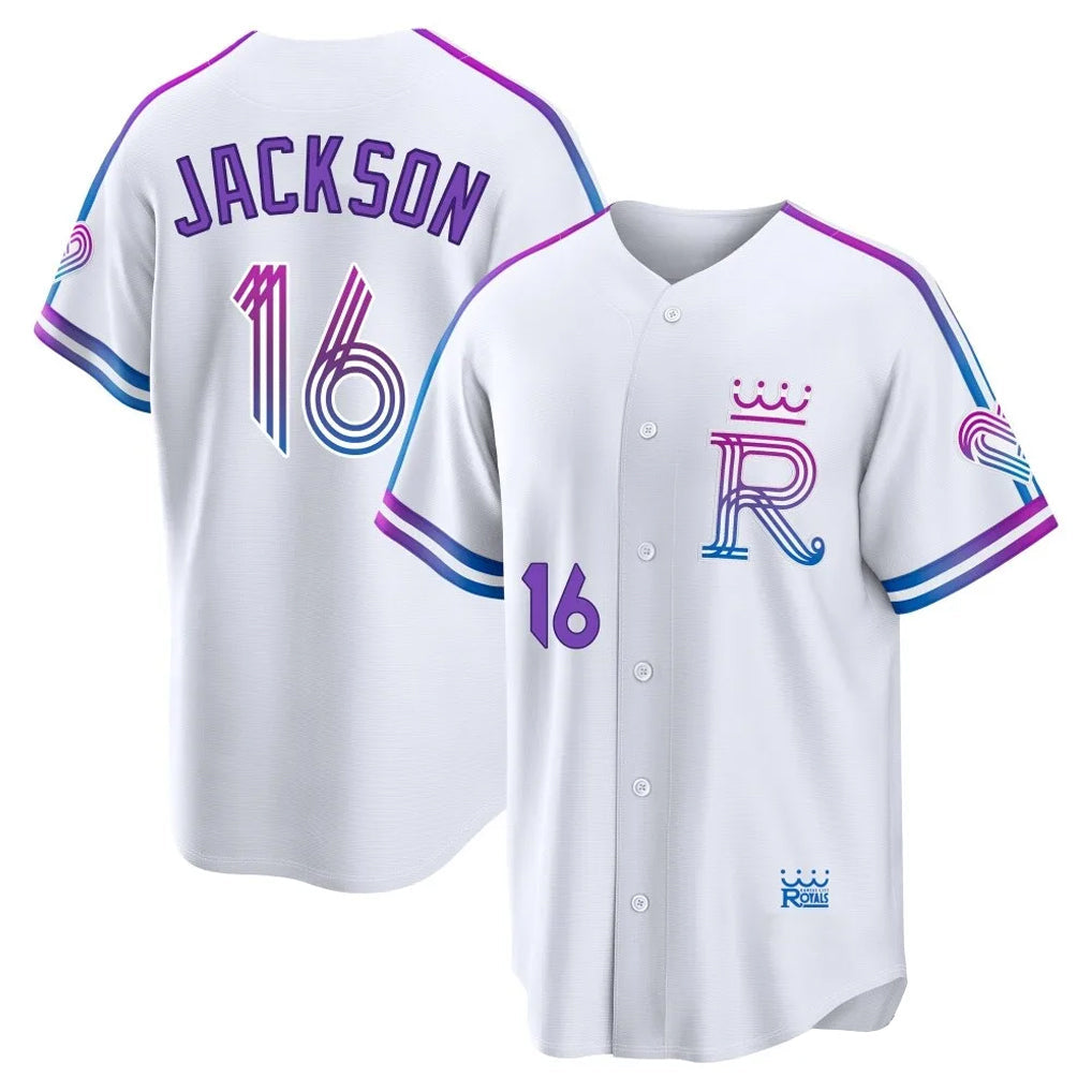 MATTH KC.Royals #16 Bo Jackson Player White 2026 City Connect Limited Home Stitched Jerseys