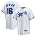 MATTH KC.Royals #16 Bo Jackson Player White Home Game Stitched Jerseys