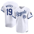 MATTH KC.Royals #19 Michael Massey Player White Alt Limited Home Stitched Jerseys