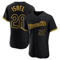 MATTH KC.Royals #28 Kyle Isbel Player Black Snake Skin City Limited Elite Stitched Jerseys