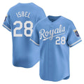 MATTH KC.Royals #28 Kyle Isbel Player Light Blue Alt Limited Home Stitched Jerseys