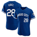MATTH KC.Royals #28 Kyle Isbel Player Royal City Connect Limited Elite Home Game Stitched Jerseys