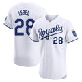 MATTH KC.Royals #28 Kyle Isbel Player White Alt Limited Elite Home Stitched Jerseys