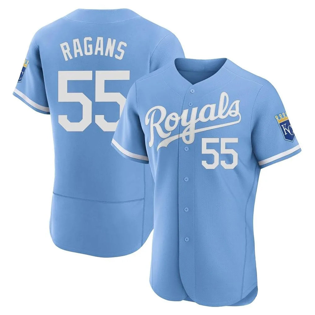 MATTH KC.Royals #55 Cole Ragans Player Light Blue Alt Limited Elite Home Stitched Jerseys
