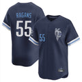 MATTH KC.Royals #55 Cole Ragans Player Navy City Connect Limited Home Stitched Jerseys