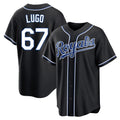 MATTH KC.Royals #67 Seth Lugo Player Black Carbon Fashion Home Game Stitched Jerseys