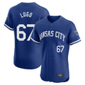 MATTH KC.Royals #67 Seth Lugo Player Royal Limited Elite Home Game Stitched Jerseys
