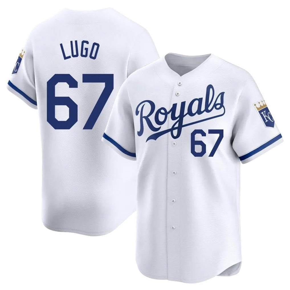 MATTH KC.Royals #67 Seth Lugo Player White Alt Limited Home Stitched Jerseys