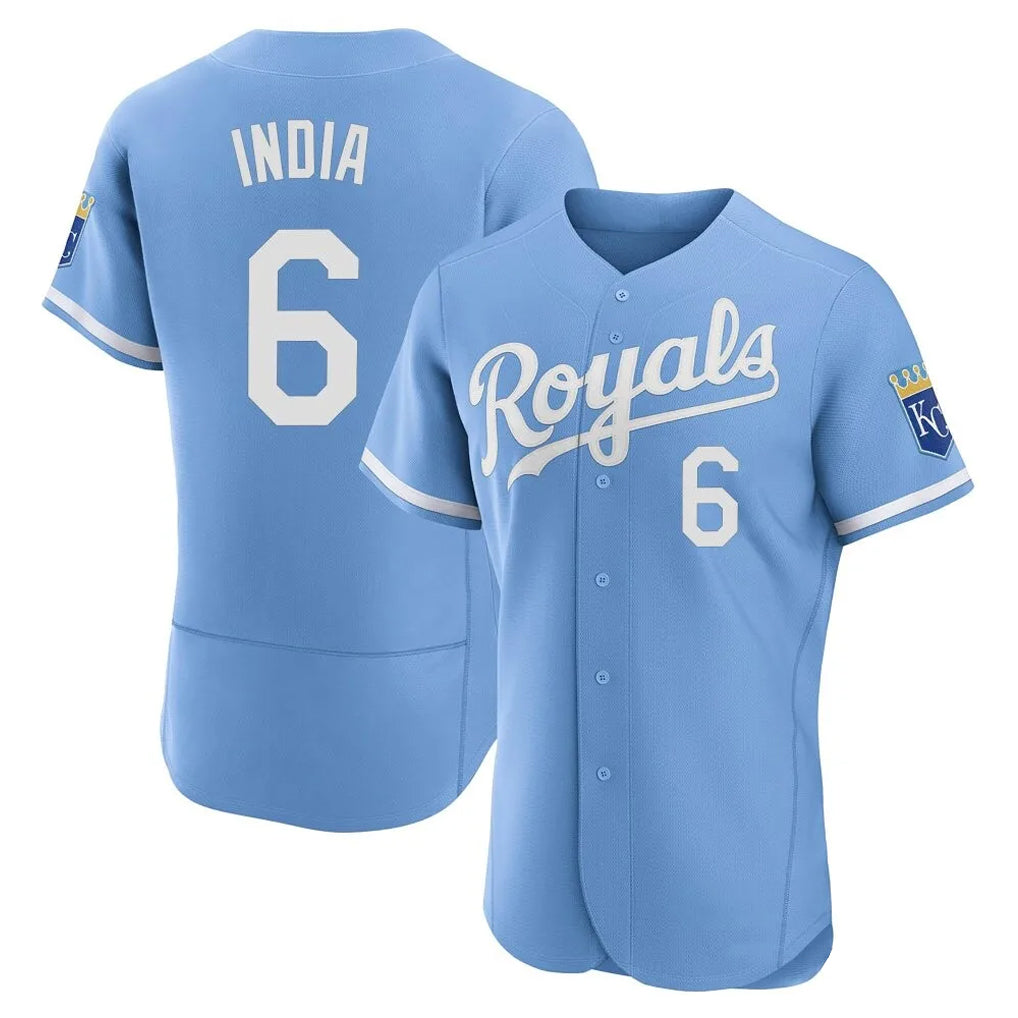 MATTH KC.Royals #6 Jonathan India Player Light Blue Alt Limited Elite Home Stitched Jerseys