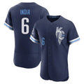 MATTH KC.Royals #6 Jonathan India Player Navy City Connect Limited Elite Home Stitched Jerseys