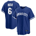 MATTH KC.Royals #6 Jonathan India Player Royal Game Home Stitched Jerseys