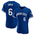 MATTH KC.Royals #6 Jonathan India Player Royal Limited Elite Home Stitched Jerseys