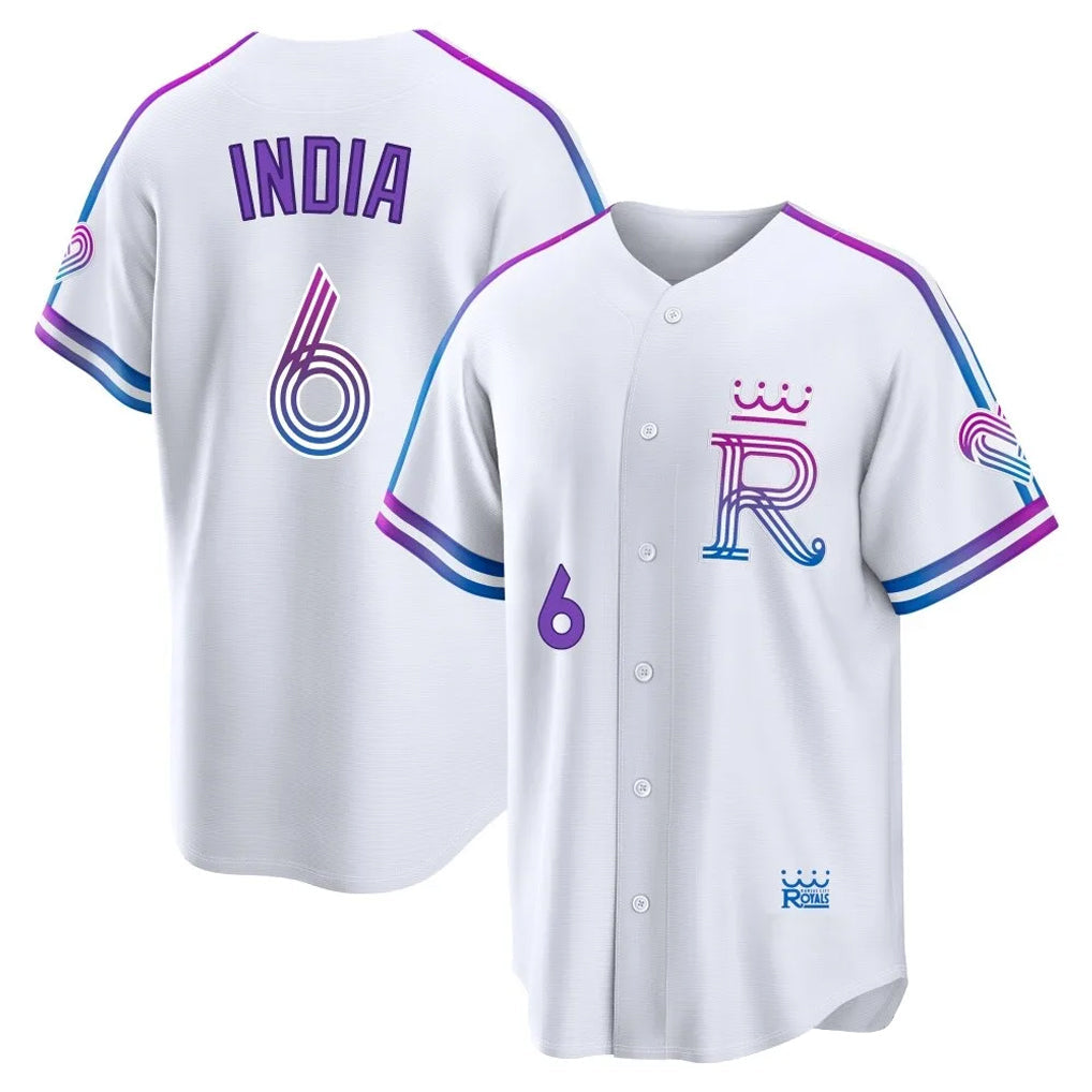 MATTH KC.Royals #6 Jonathan India Player White 2026 City Connect Limited Home Stitched Jerseys