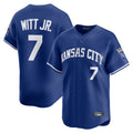 MATTH KC.Royals #7 Bobby Witt Jr. Player Royal Limited Home Stitched Jerseys