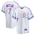 MATTH KC.Royals #7 Bobby Witt Jr. Player White 2026 City Connect Limited Home Stitched Jerseys