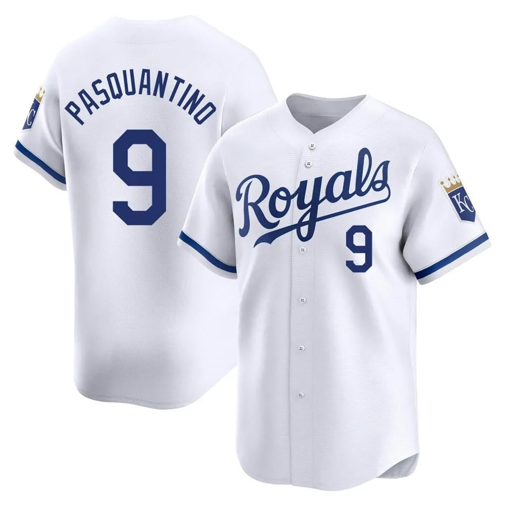 MATTH KC.Royals #9 Vinnie Pasquantino Player White Alt Limited Home Stitched Jerseys