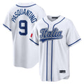 MATTH KC.Royals #9 Vinnie Pasquantino Player White Italy 2026 WBC Classic Home Stitched Jerseys