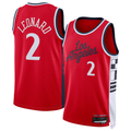 MATTH LA.Clippers #2 Kawhi Leonard Red 2024-2025 Swingman Stitched Jerseys - Statement Edition