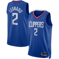 MATTH LA.Clippers #2 Kawhi Leonard Royal Swingman Stitched Jerseys - Icon Edition