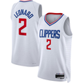 MATTH LA.Clippers #2 Kawhi Leonard White Swingman Stitched Jerseys - Association Edition