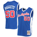 MATTH LA.Clippers #50 Corey Maggette Mitchell & Ness Royal 2002-2003 Hardwood Classics Swingman Stitched Jerseys