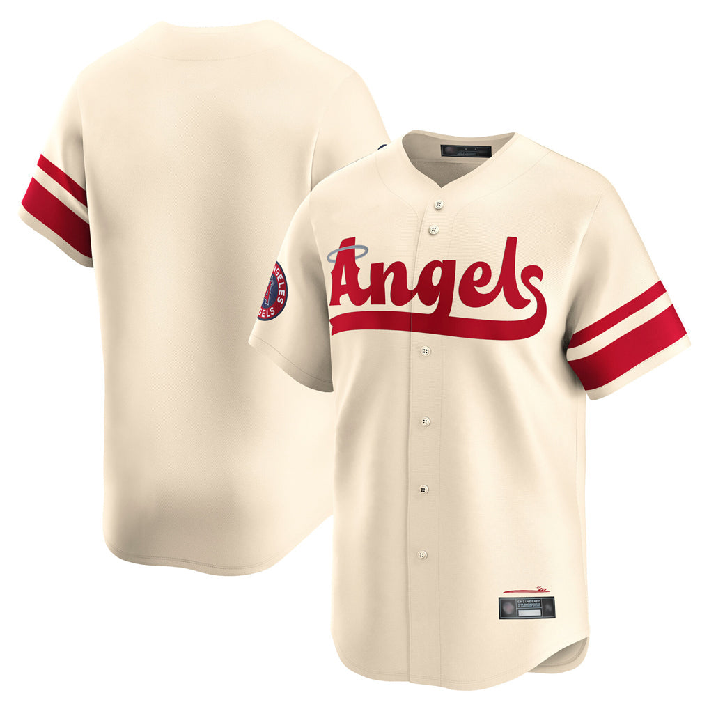 MATTH LA.Angels Cream City Connect Limited Home Blank Player Stitched Jerseys