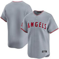 MATTH LA.Angels Gray Home Limited Blank Player Stitched Jerseys
