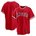 MATTH LA.Angels Red Home Game Blank Player Stitched Jerseys