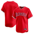 MATTH LA.Angels Red Home Limited Blank Player Stitched Jerseys