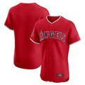 MATTH LA.Angels Red Home Limited Elite Blank Player Stitched Jerseys
