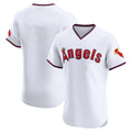 MATTH LA.Angels White T-shirt Home Limited Elite Blank Player Stitched Jerseys
