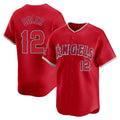 MATTH LA.Angels #12 Jorge Soler Player Red Home Limited Stitched Jerseys