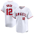MATTH LA.Angels #12 Jorge Soler Player White Limited Home Stitched Jerseys