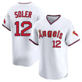 MATTH LA.Angels #12 Jorge Soler Player White T-shirt Home Limited Stitched Jerseys