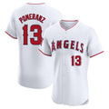 MATTH LA.Angels #13 Drew Pomeranz Player White Limited Elite Stitched Home Jerseys