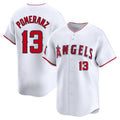 MATTH LA.Angels #13 Drew Pomeranz Player White Limited Home Stitched Jerseys