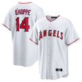 MATTH LA.Angels #14 Logan O'Hoppe Player White Home Game Stitched Jerseys