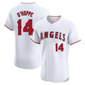 MATTH LA.Angels #14 Logan O'Hoppe Player White Limited Elite Stitched Home Jerseys
